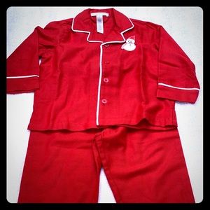 PBK Embroidered Snowman Pyjamas  Size:2T